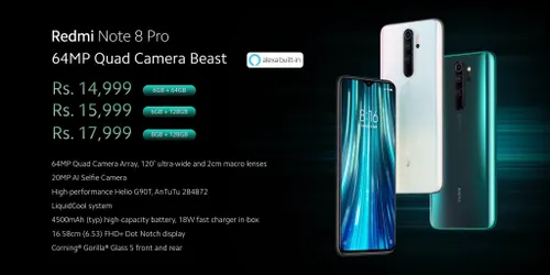 xiaomi redmi note 8 pro prices