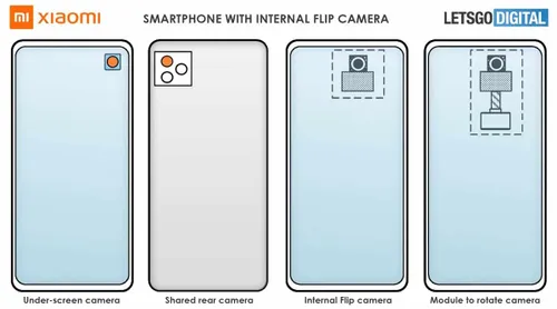 xiaomi under screen flip camera