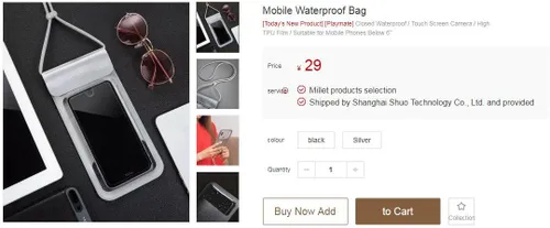 xiaomi waterproof phone case