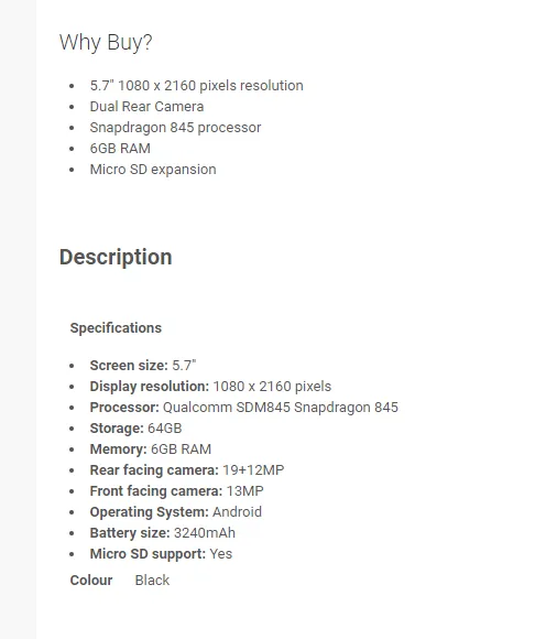 xz3specs