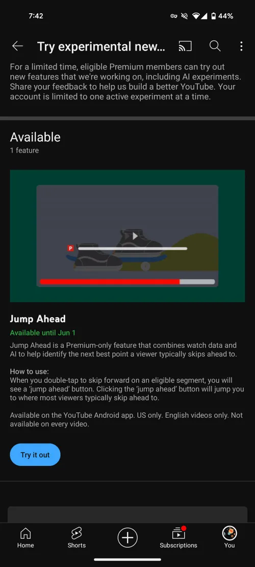youtube premium jump ahead 3