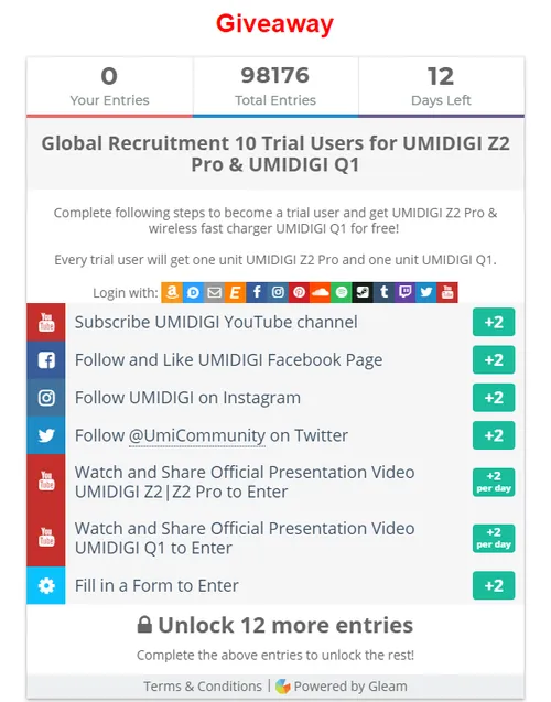 z2 pro giveaway picture