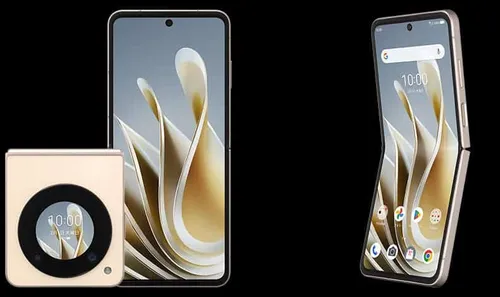 ZTE Libero Flip リベロ フリップ ゴールド ZTE Libero Flip is a foldable flip-phone priced under $420