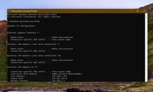 cmd ipconfig e1694794216606
