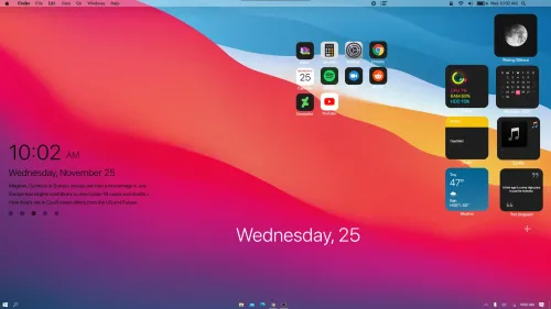desktop widgets