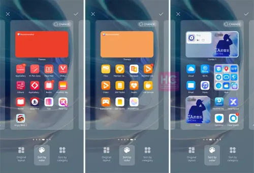 harmonyos auto layout color