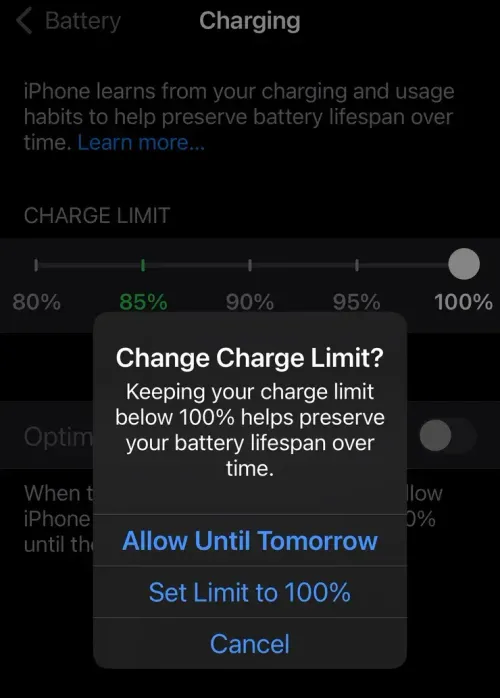 ios 18 charging