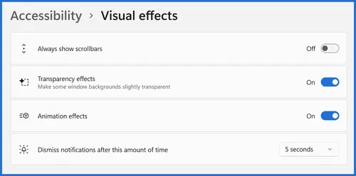 visual effects