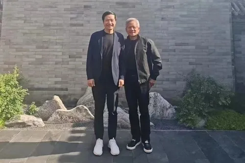 Jensen Huang Xiaomi SU7 Ultra