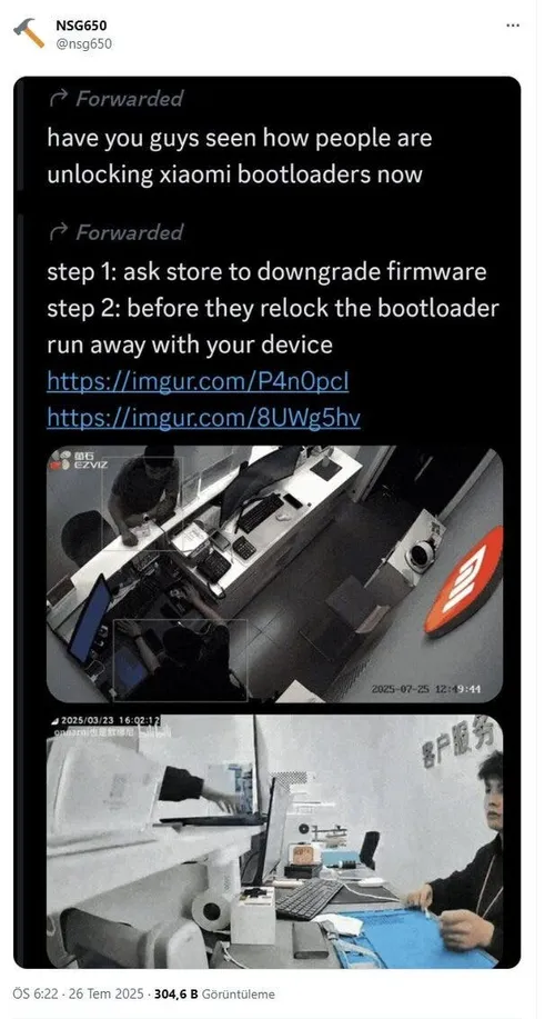 Xiaomi unlocked bootloader