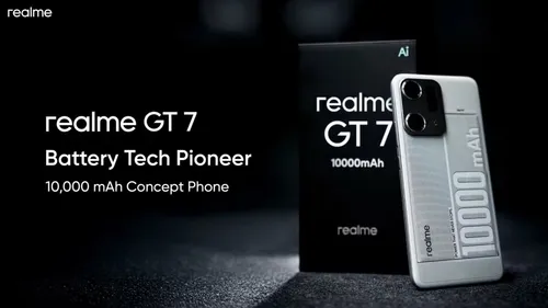 Realme GT7 Concept Phone with 10000mAh Battery