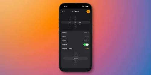 ios 26 snooze alarm clock