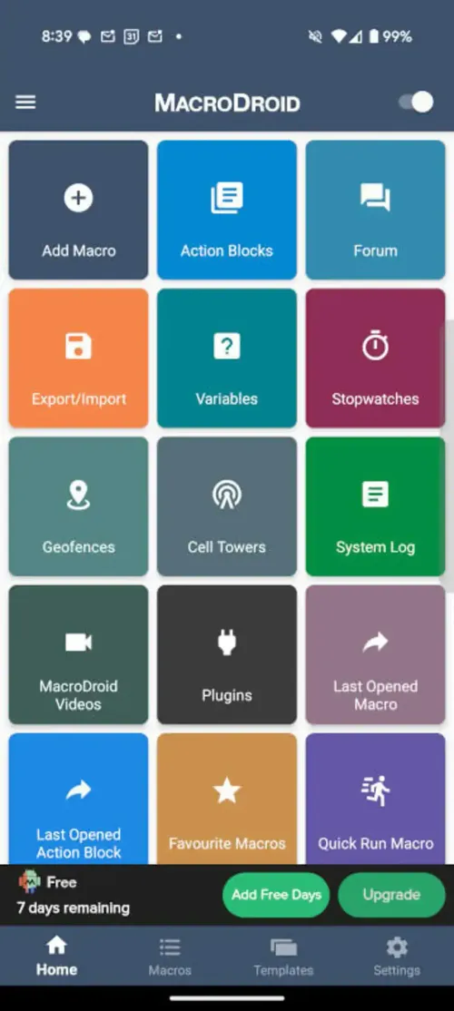 MacroDroid Android automation