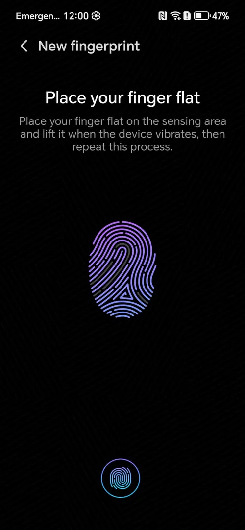 screenshot 20250516 120004 com android settings fingerprintscreenenrollactivity