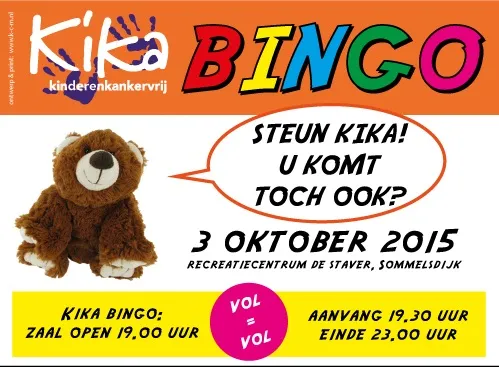 kikaposter bingo 2015