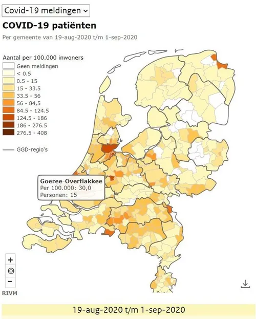 rivm corona kaart 1 september e1598963921755