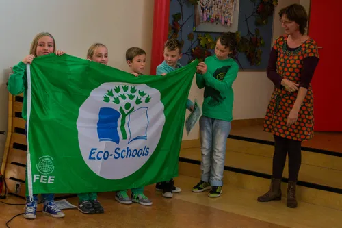 groene vlag voor daltonschool 1