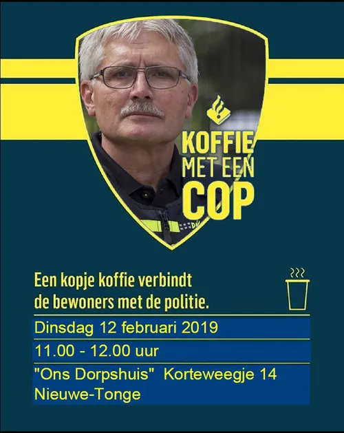 koffie met een cop