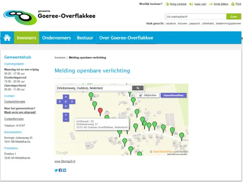 melding openbare verlichting