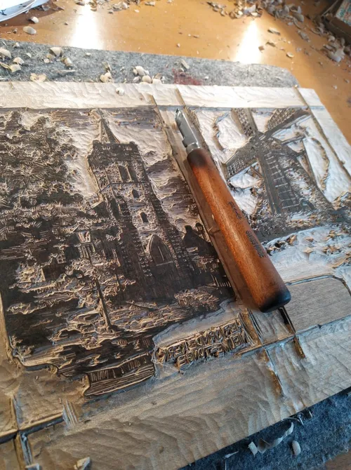 nieuwe tonge in hout