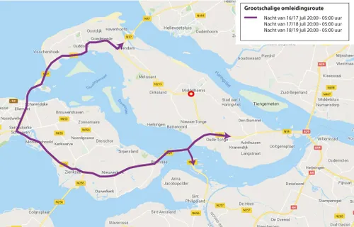 omleiding doorgaand verkeer