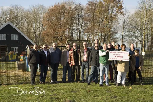 uitreiking cheque