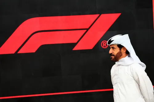 Mohammed Ben Sulayem in front of F1 logo