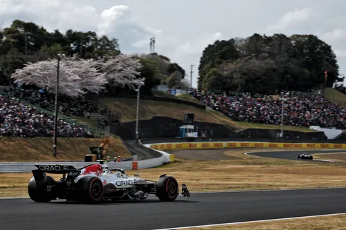 Tsunoda drives RB21 at Suzuka