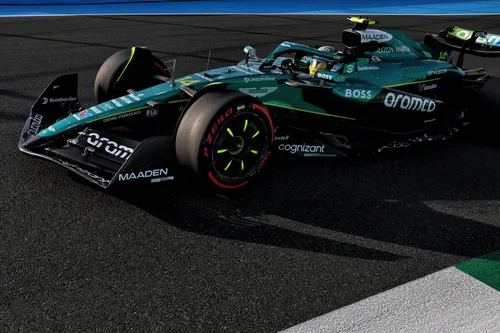 Aston Martin's AMR25 driven by Fernando Alonso