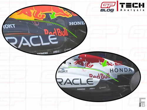 Red Bull new engine cover for the Japanese GP