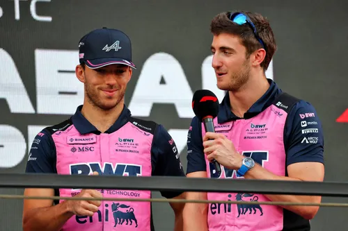 Gasly and teammate Jack Doohan in Saudi Arabia.