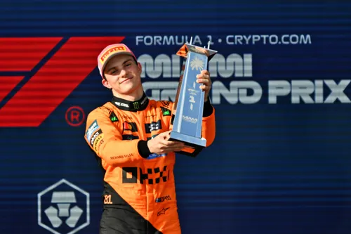Piastri won in Miami zijn vierde race van het F1-seizoen in 2025