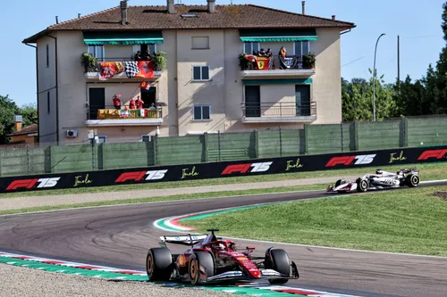 Charles Leclerc in Imola