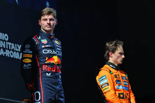 Max Verstappen, Oscar Piastri podium in Imola