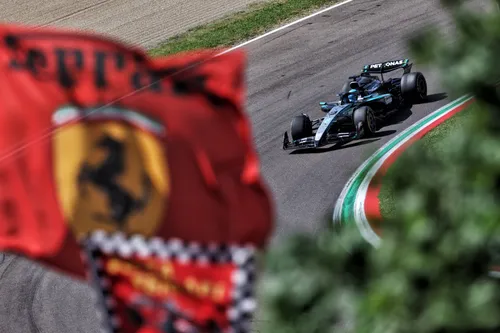 Formula 1 World Championship 2025, Round 7, Emilia Romagna Grand Prix, Autodromo Enzo e Dino Ferrari, Imola, Italy, Sunday 18 May 2025 - George Russell (GBR) Mercedes AMG F1 W16.