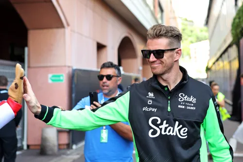 Nico Hülkenberg arrived Thursday morning in the paddock for the Monaco Grand Prix