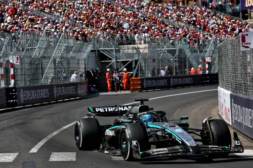 George Russell tijdens de Grand Prix van Monaco