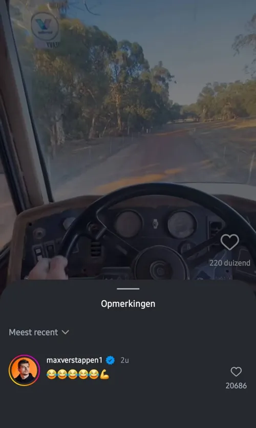 Max Verstappen react Daniel Ricciardo Frank Hermann video