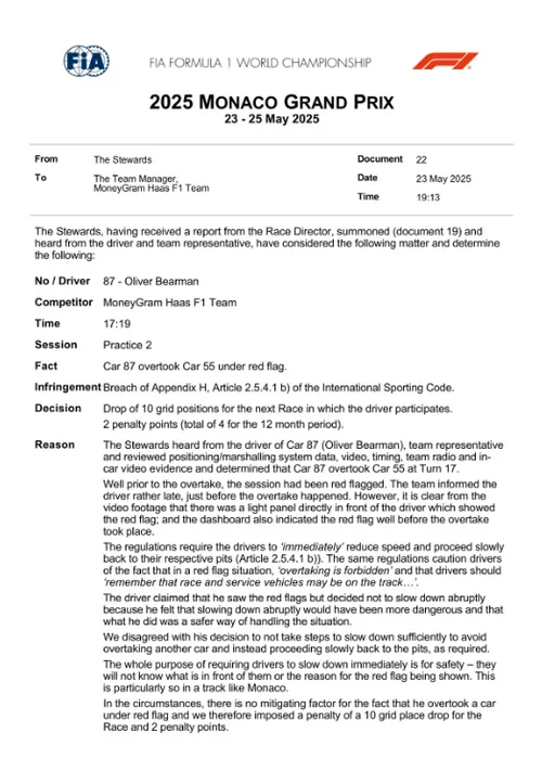 bearman straf monaco