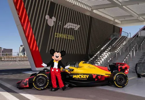 f1 collab with mickey mouse