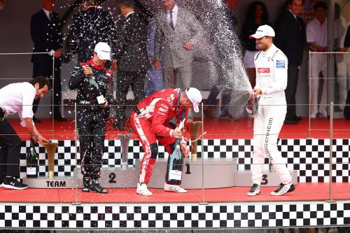 Formula E Media Bank: Het podium in Monaco