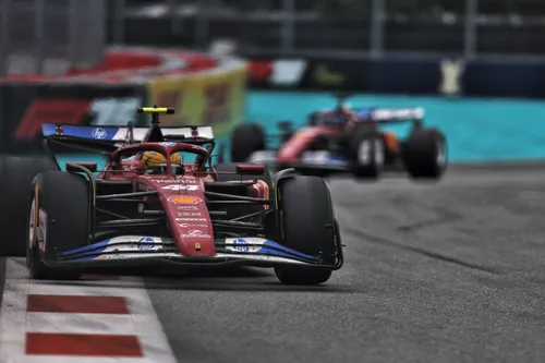 Ferrari could not back up Hamilton's P3 in the sprint race, with he and Leclerc far behind the rest of the grid