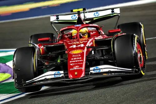 hamilton ferrari car