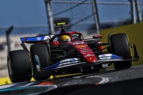 Hamilton finished eighth at the Miami Grand Prix