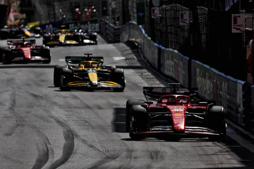 Actiebeelden van de Grand Prix van Monaco in 2024.