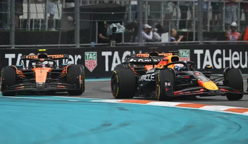 norris achter verstappen in miami