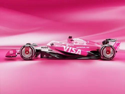 Racing Bulls pink livery for Miami GP