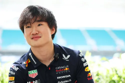 Yuki Tsunoda in Miami. Red Bull Contentpool.