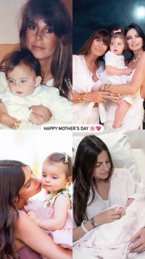 Kelly Piquet with her daughters, Penelope and Lily.