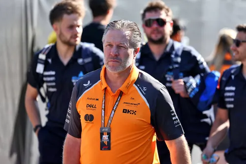 zak brown at the monaco grand prix paddock